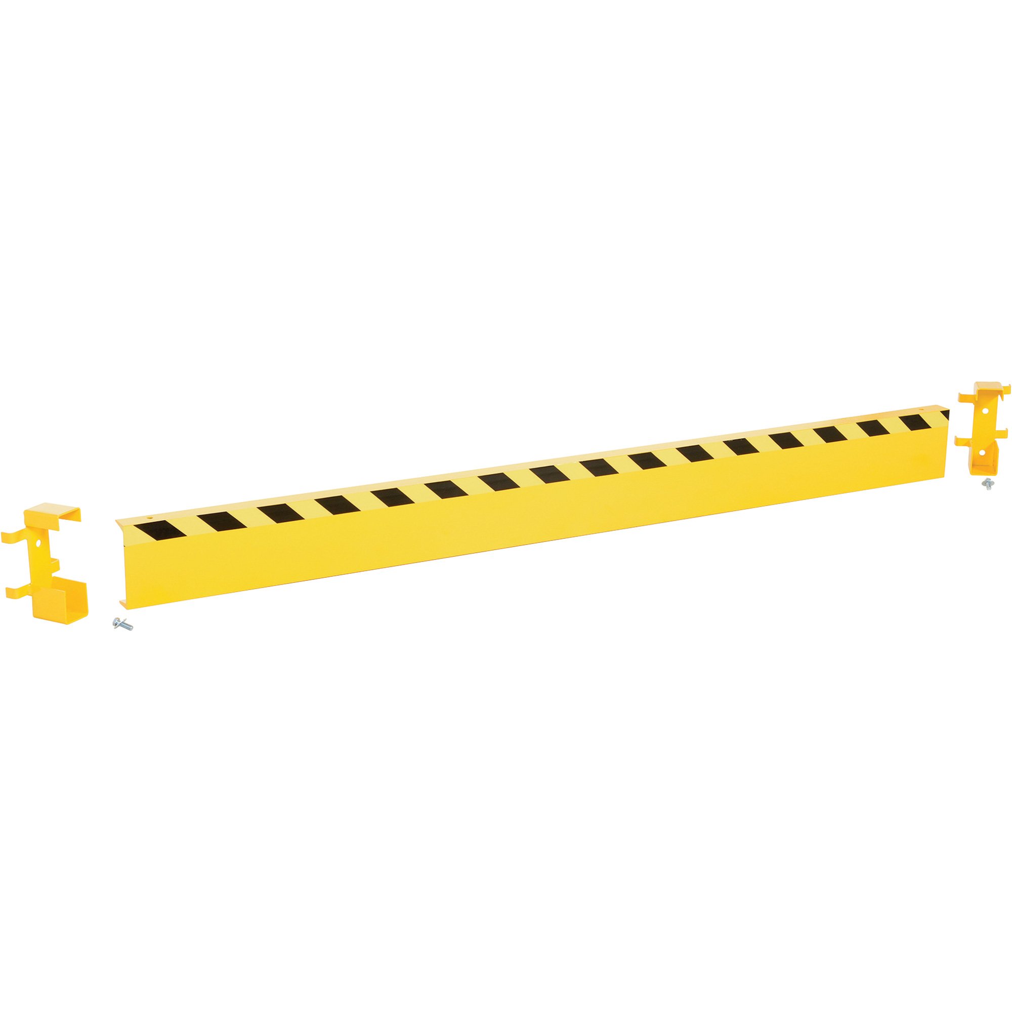 Safety Rail Company Mobile Safety Rail — Yellow, 8ft.L, Model 400007